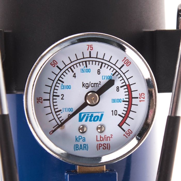 Компресор "ViTOL" K-50 150psi/15Amp/40л/прикурювач