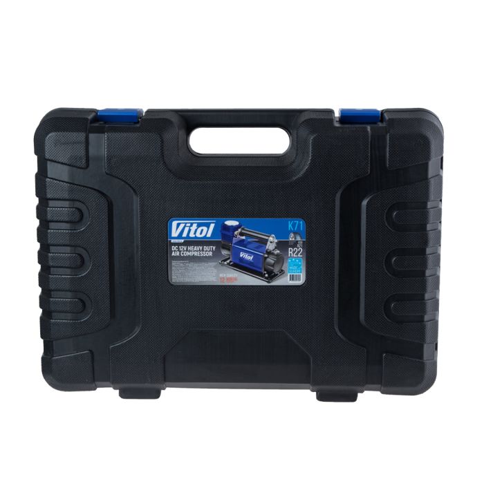 Компресор "ViTOL" K-71 "OFF ROAD MASTER" 150psi/50Amp /160л/шланг 7,5м/клеми