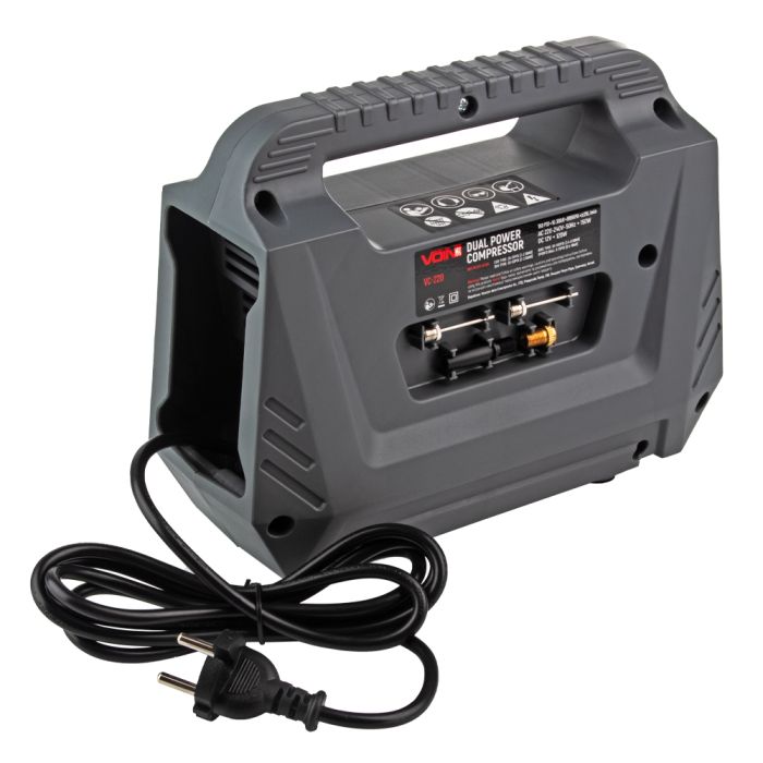 Компресор автомобільний "VOIN" VC-220 116psi/10А/25л/AC /DC/Автостоп