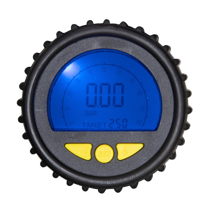 Компресор "ViTOL" K-22 100psi/14Amp/37л/Ліхтар/Автостоп/прикурювач