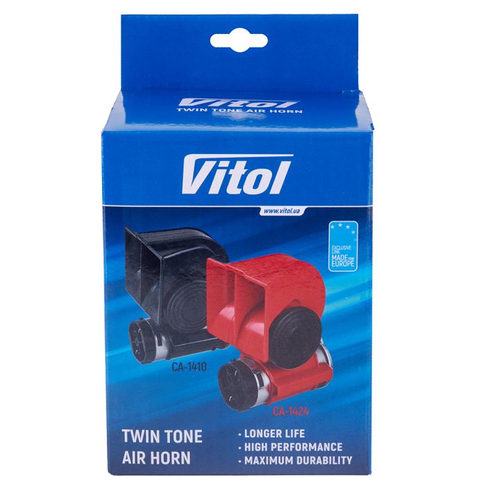 Сигнал пневматичний CA-1424/VITOL/24V/червоний