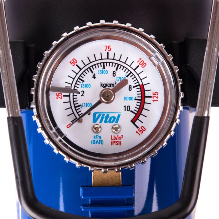 Компресор "ViTOL" K-52 150psi/15Amp/40л/Автостоп/прикурювач